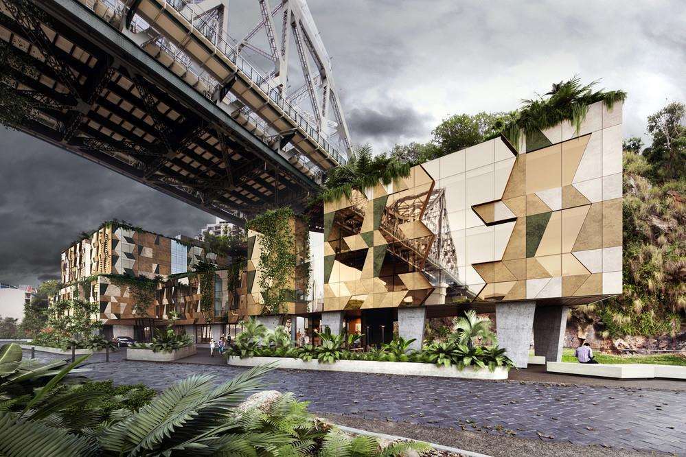 克雷斯托布鲁克文森特酒店 布里斯班 外观 照片 The proposed station