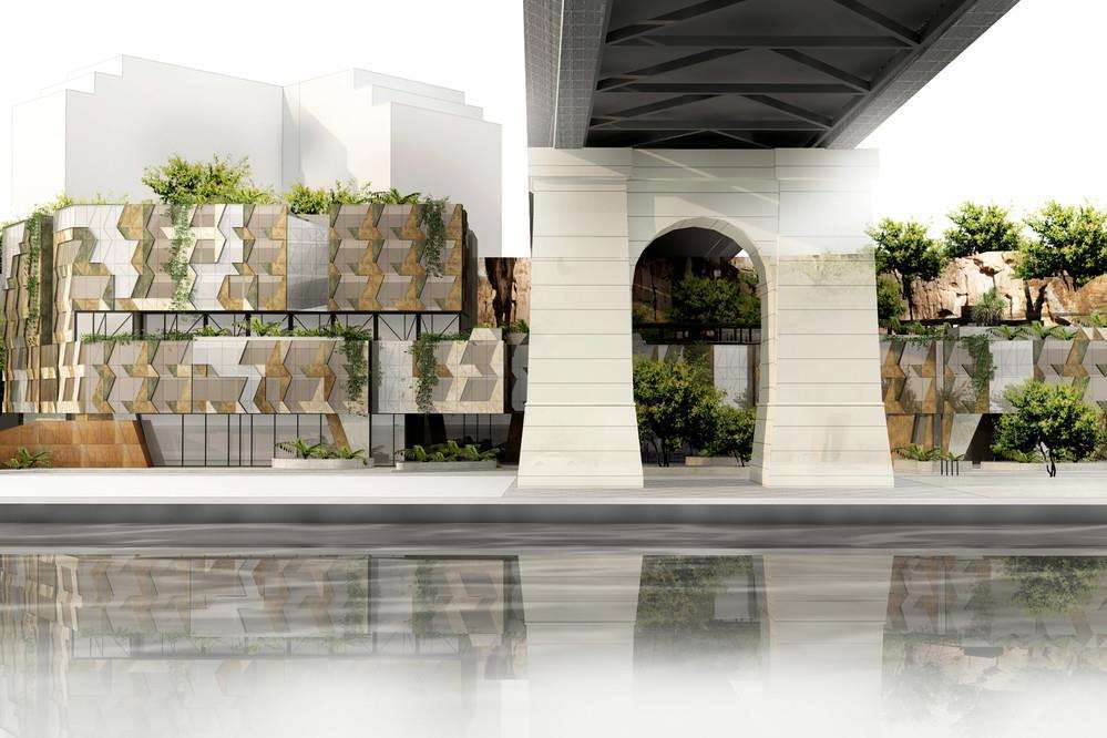 克雷斯托布鲁克文森特酒店 布里斯班 外观 照片 The proposed station